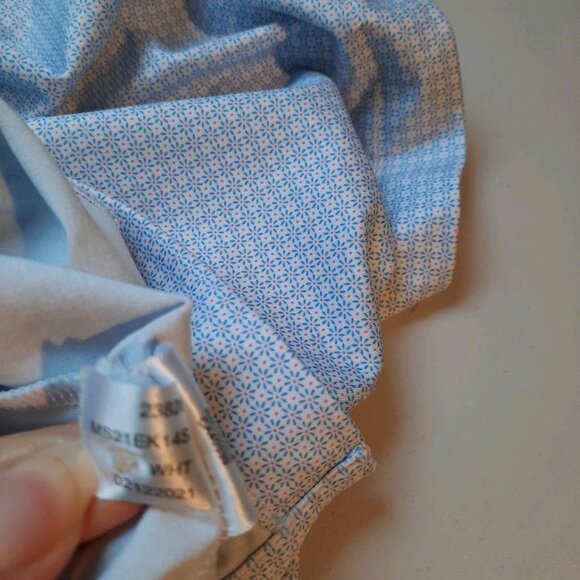 Peter Millar Polo Mens XXL White Blue Floral Summer Comfort Performance Golf - Picture 9 of 12